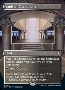 万智牌CMM指挥官大师 冠军拱廊 Vault of Champions 英扩画平美印