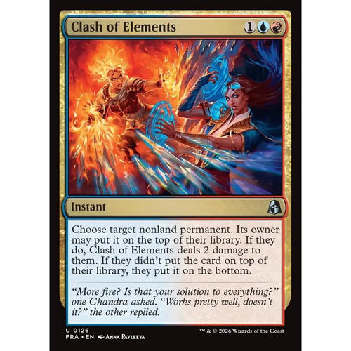【北境卡牌】万智牌 元素交锋 Clash of Elements FRA 英文平/闪