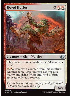 【北境卡牌】万智牌 ECL 小屋抛掷手 Hovel Hurler  英文平/闪卡