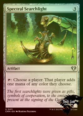 万智牌 光谱探照灯Spectral Searchlight 英文平闪 CMM 美印 银