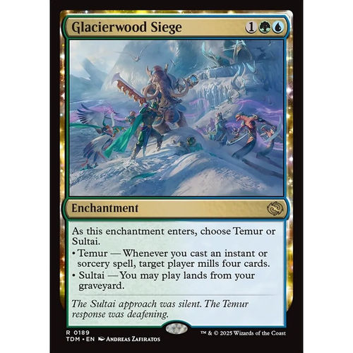 【北境卡牌】万智牌 围攻晶林 Glacierwood Siege TDM英文平/闪卡