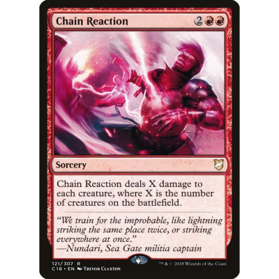 【北境卡牌】万智牌 连锁反应 Chain Reaction C18 英文平卡 金