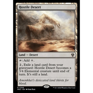 【北境卡牌】万智牌 敌意沙漠 Hostile Desert MKC 英文平卡 金