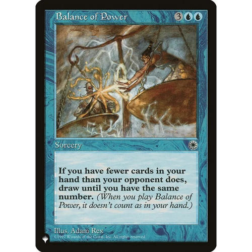 【北境卡牌】万智牌 均衡力 Balance of Power LIST 英文平卡 铁