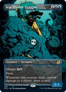 【北境卡牌】万智牌 IKO 迅浪章鱼 Sea-Dasher Octopus 美漫异画