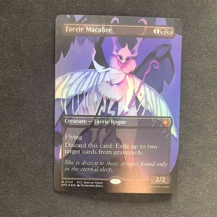 万智牌 ECL 洛温特别来宾SPG 渡亡仙灵 Faerie Macabre英文闪日印