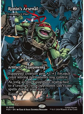 万智牌 征服者连枷 Conqueror's Flail PZA 英文平/闪卡 金