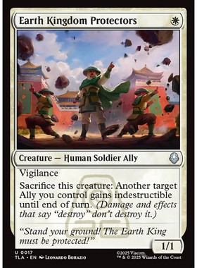 万智牌 土强国卫兵 Earth Kingdom Protectors TLA 英文平/闪卡