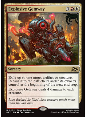 【北境卡牌】万智牌 爆破脱逃 Explosive Getaway DFT英文平/闪卡