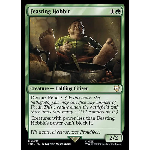 万智牌 享宴霍比特人 Feasting Hobbit LTC 中/英文平卡 金
