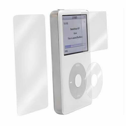 适用于苹果iPod classic 80/120/160G, Video 30/60G U2全身膜 高清静电吸附保护膜，屏幕贴+转盘+背贴。