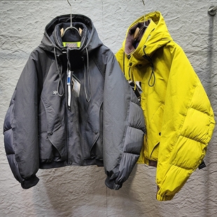 易麦正品连帽宽松加厚防寒保暖90白鸭绒服外套短款面包潮牌羽绒服