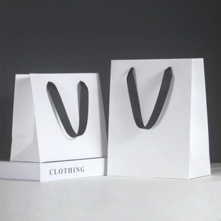 送礼袋子高级感小众礼物包装袋手提低调服装店礼品袋衣服送人纸袋