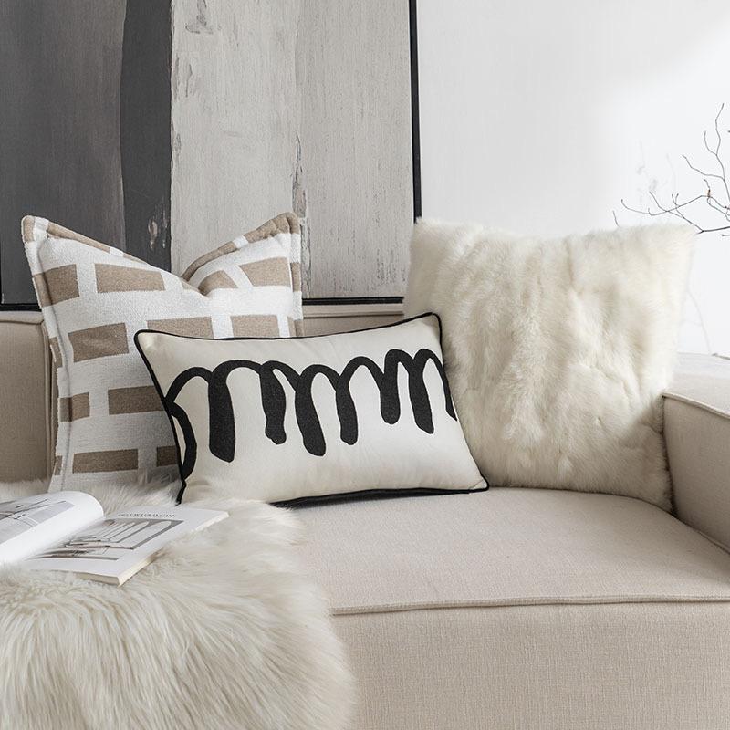 设计师款现代简约客厅沙发靠垫