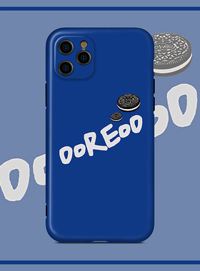 噢哩噢蓝色复古适用iPhone17pro Max极简16全包15Plus精孔14苹果13软壳12高级趣味ins风11艺术欧美防摔创意