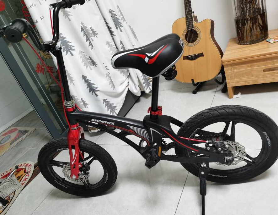 凤凰儿童自行车山地车加高车把车头升高把立把头立管14寸16寸18寸