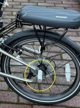 适配迪卡侬后座架脚踏tilt120/flod560/500ST90放脚踩脚后座脚柱