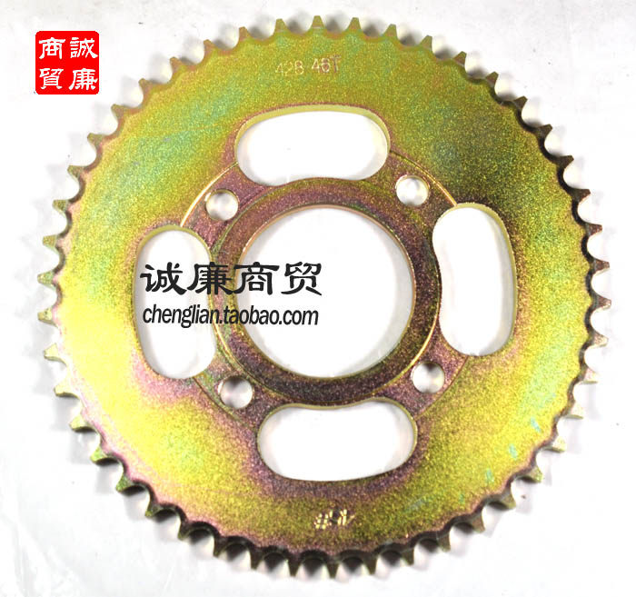 摩托车 46齿 五羊/嘉陵 428大飞齿轮/链条大飞 JH46T