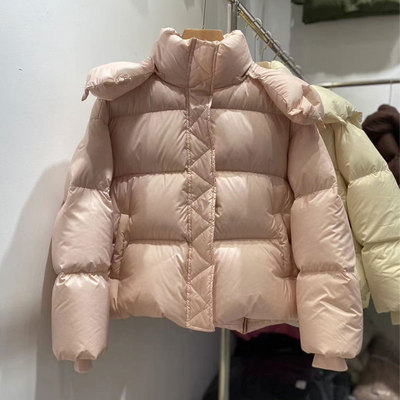 美拉德色短款新款羽绒服