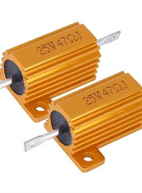 RX24 金属电阻25W3RJ 黄金功率型 绕线铝壳电阻器 25W3RJ 3.3RJ