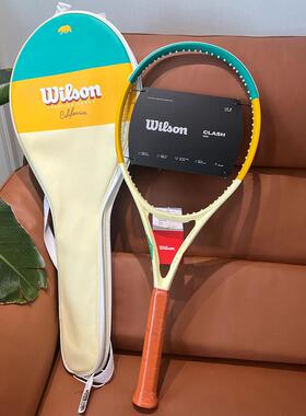 代购Wilson Clash 100 V2威尔胜加州限定网球拍时尚城市限定男女