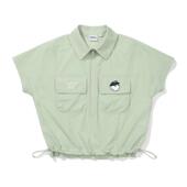 外套透气设计轻便穿着胸前口袋 GOLF女士短袖 代购 MALBON