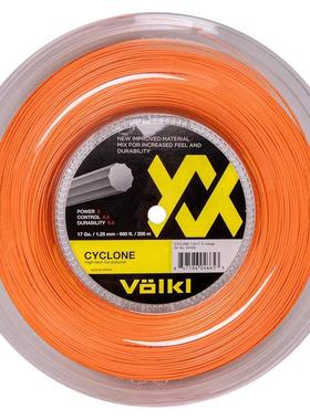 代购Volkl网球线高旋转强咬球增强手感耐用性17 Ga1.25 mm660 ft