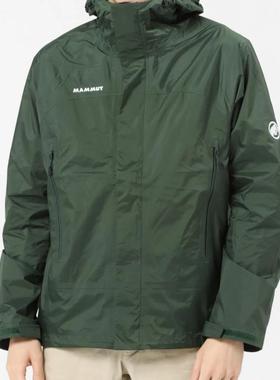 代购Mammut猛犸象冲锋衣男透气防风耐磨保暖Microlayer 20轻量防