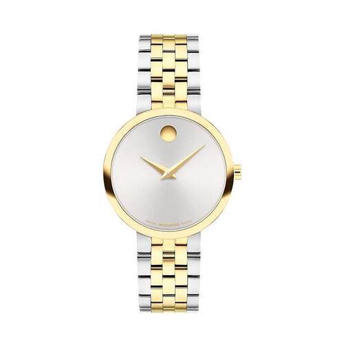 海外代购Movado/摩凡陀女士手表欧美腕表石英机芯防水PVD镀层