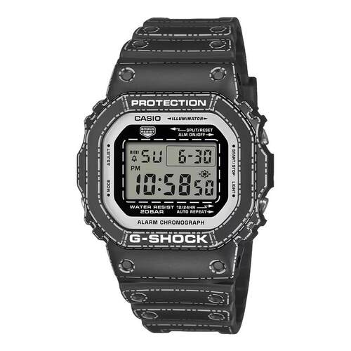 代购G-SHOCK男女腕表夜光计时闹钟秒表黑色树脂防水防震运动户外