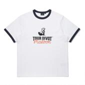 代购 GOLF女士运动T恤透气舒适日常穿着轻便棉质白色圆领 MALBON