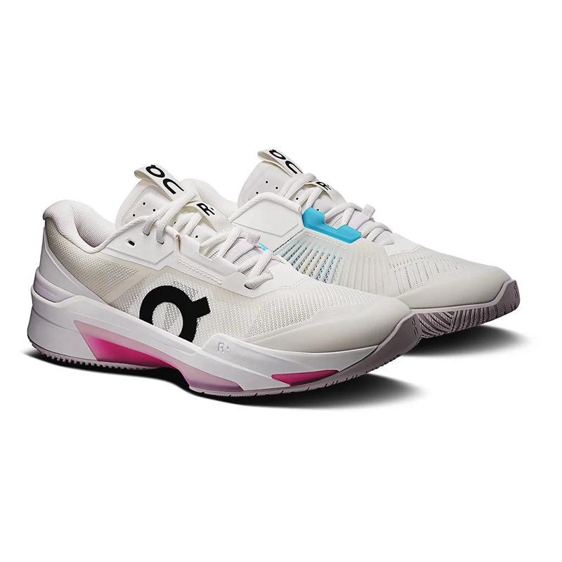 代购ON昂跑男士网球鞋侧向支撑能量回馈缓震中底防滑大底白色