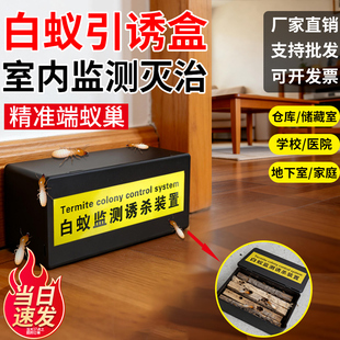 家用预防治驱除灭白蚁诱杀箱专治室内白蚁引诱捕盒专用桩监测装置