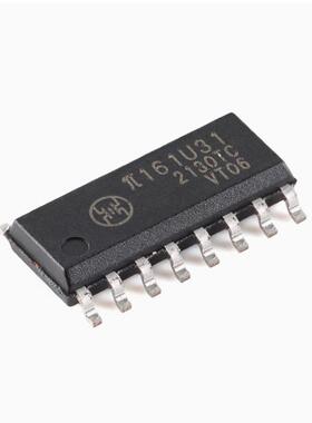 π161U31 SOIC-16增强型ESD 3kVrms 150Kbps六通道数字隔离器