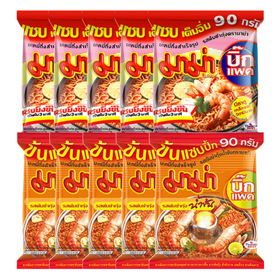 泰国mama冬阴功方便面90g泡面