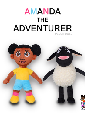 Amanda the Adventurer冒险家阿曼达玩偶毛绒玩具Steam游戏周边