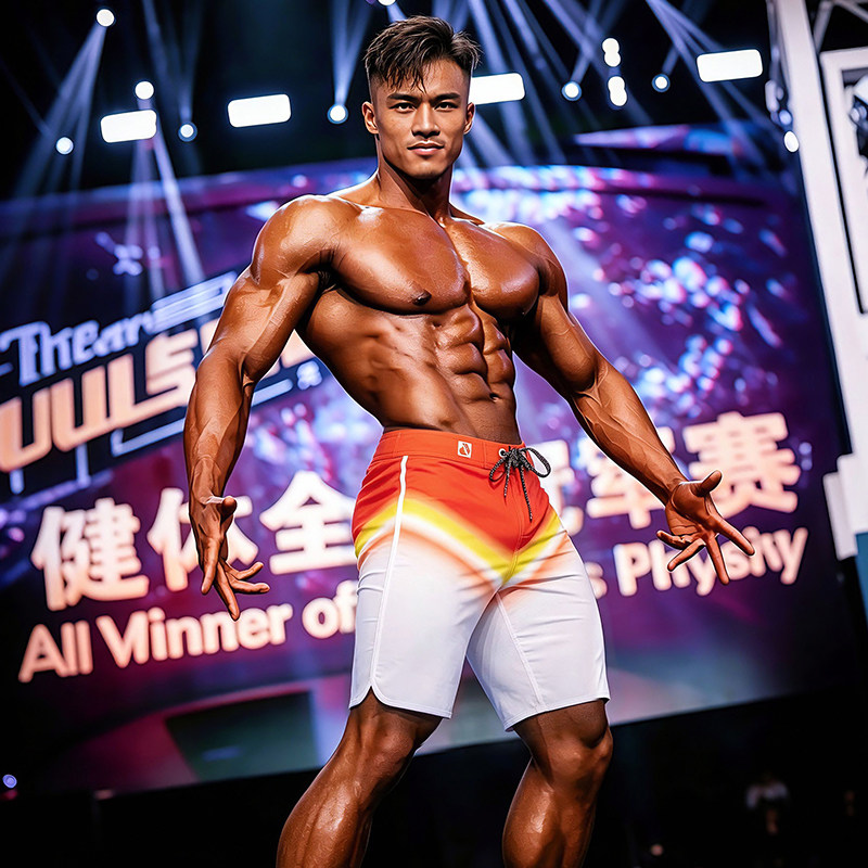 dunkelvolk男子健体比赛裤