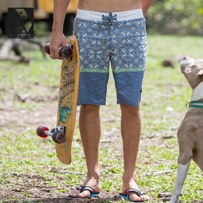 dunkelvolk沙滩裤男士速干海边度假休闲温泉海滩冲浪短裤五分泳裤