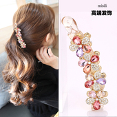 香蕉夹子小号发量少竖夹马尾夹气质banana夹高马尾发夹一字夹发饰