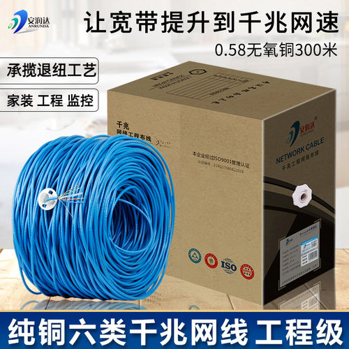 六类千兆网线超cat6类高速网络