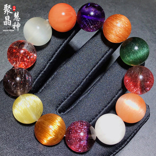 水晶手链聚晶慧神多宝