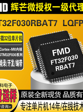 FT32F030RBAT7 LQFP64 国产32位微控制器单片机全新