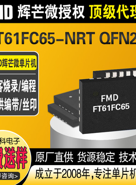 FT61FC65-NRT QFN20 单片机国产微控制器8位芯片商