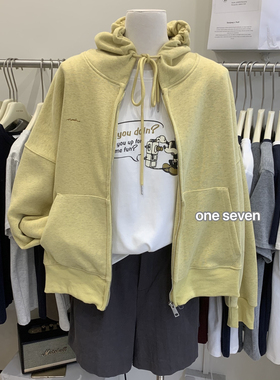冬上新韩系连帽宽松时尚百搭休闲卫衣外套01903