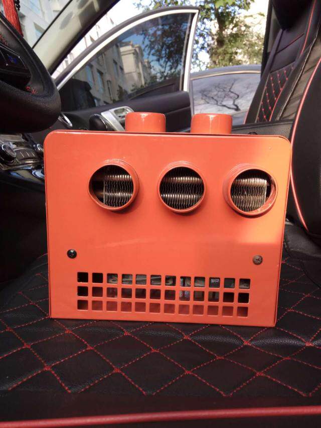 汽车货车暖风机12v24v水暖气冬季除霜取暖8孔吹热风铜管全国包邮