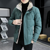 MY8608-P100羊羔绒保暖高领棉服冬季青年休闲羽绒棉外套棉衣，男装棉衣，星座310B-3