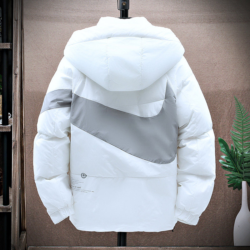 冬季棉衣男短款修身连帽加厚时尚棉服外套XZ313B-1-MY1422-P105,男装棉衣,星座310B-3