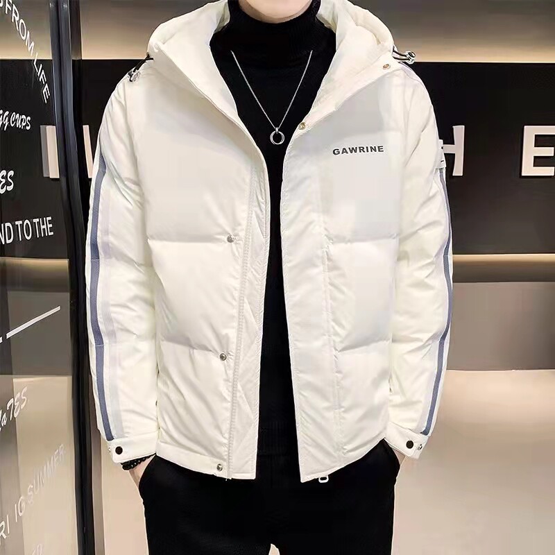 店主风羽绒服冬季加厚男士白鸭绒连帽羽绒外套XZ313B-1-2180-P155,男装棉衣,星座310B-3