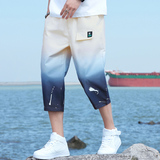 主推短裤男士夏季渐变色潮流时尚休闲七分裤XZ313B-1，男装休闲裤，星座310B-3