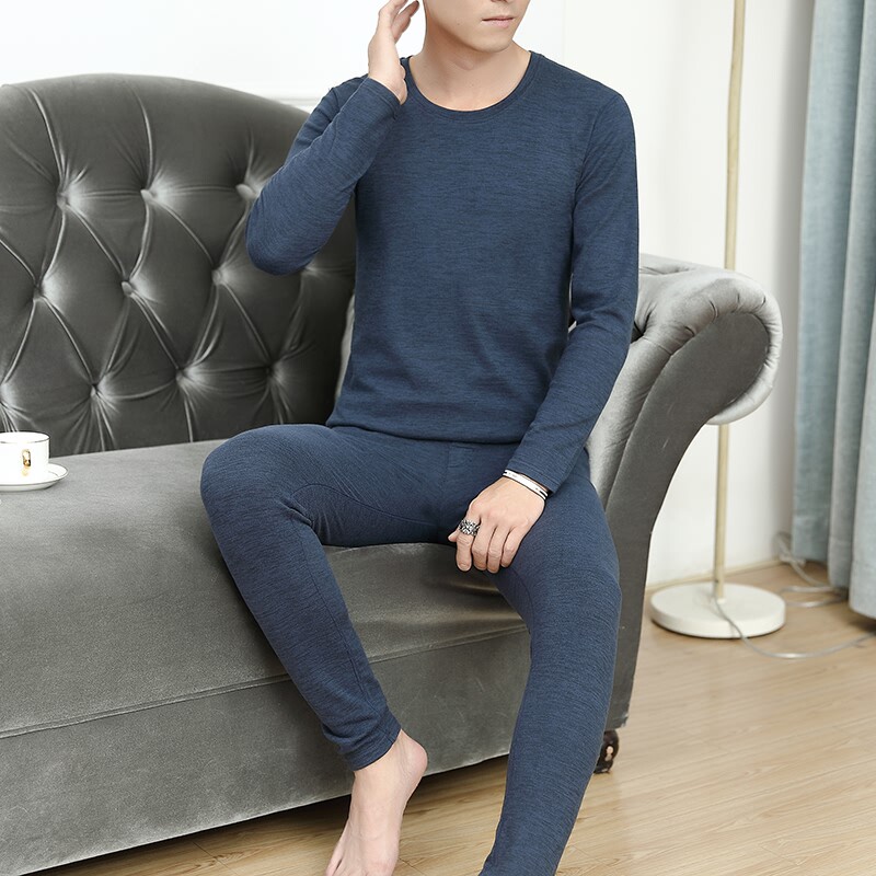 秋冬主推男士休闲精品竖条纹双面绒保暖套装XZ313B-1-T758-P55,男装休闲套装,星座310B-3